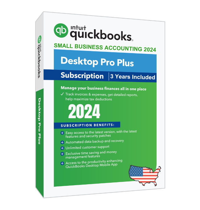 Quickbooks Desktop Pro Plus 2024 1 User Smart Tools, Better Business